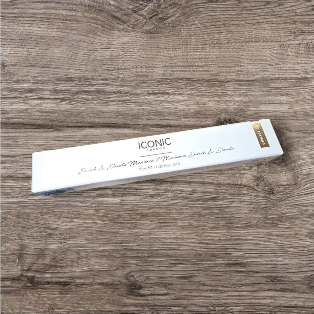 New Iconic London Black Mascara New in Box 7.5ml 0.25oz